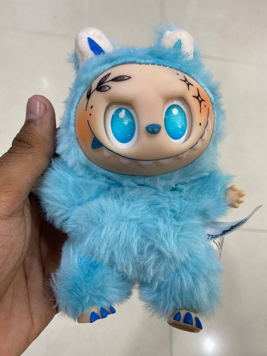 Custom Labubu Figure with Tattoo Details, Collectible Designer Kawaii Fantasy Toy (Authentic PopMart)