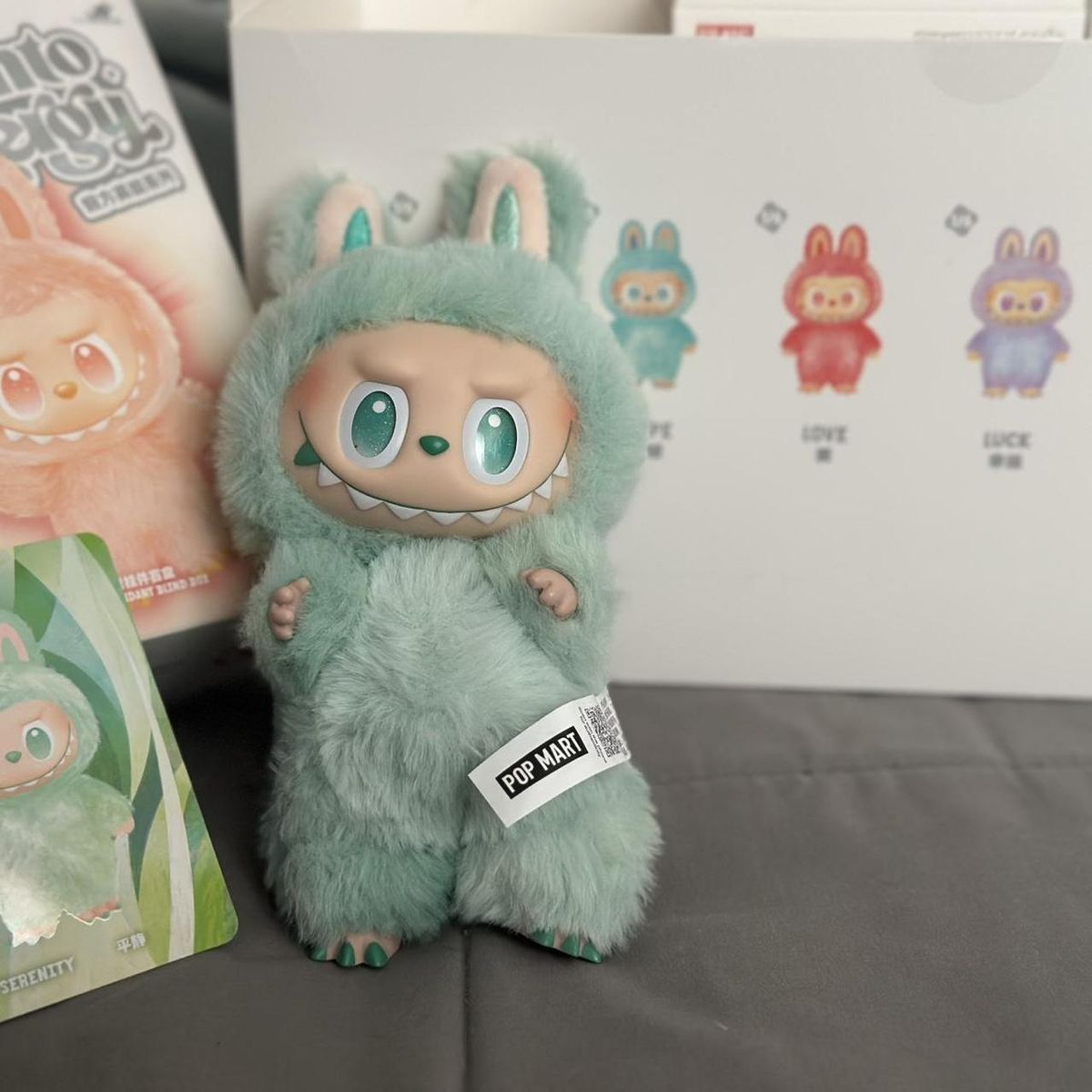 Labubu Plush Doll, Kawaii Soft Toy, Collectible Gift for Kids & Adults, (Authentic PopMart)